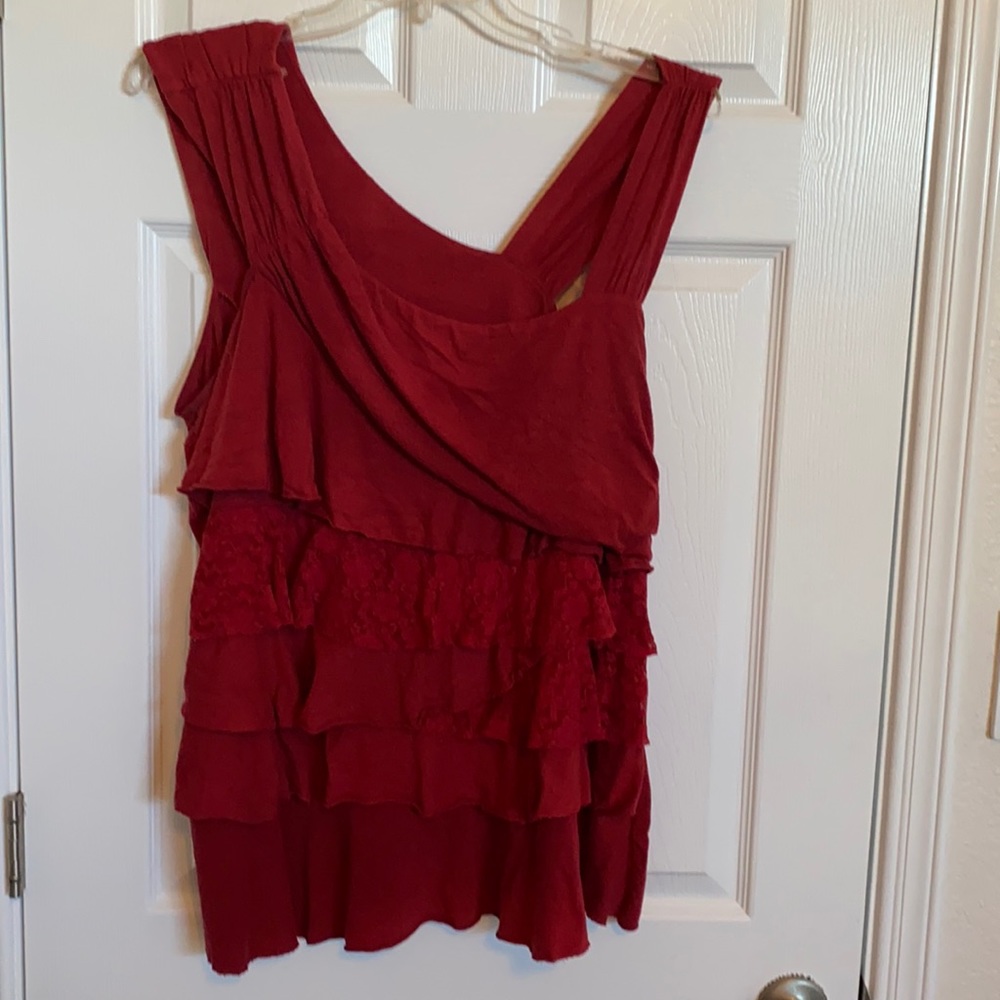 Torrid Plus Size 2 Lace Tiered Top